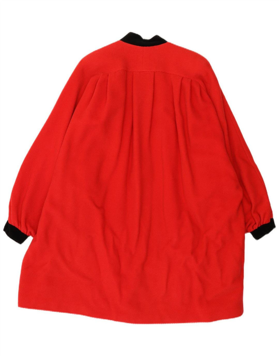 Sobretudo oversized feminino Valentino IT 40 pequeno vermelho colorblock lã