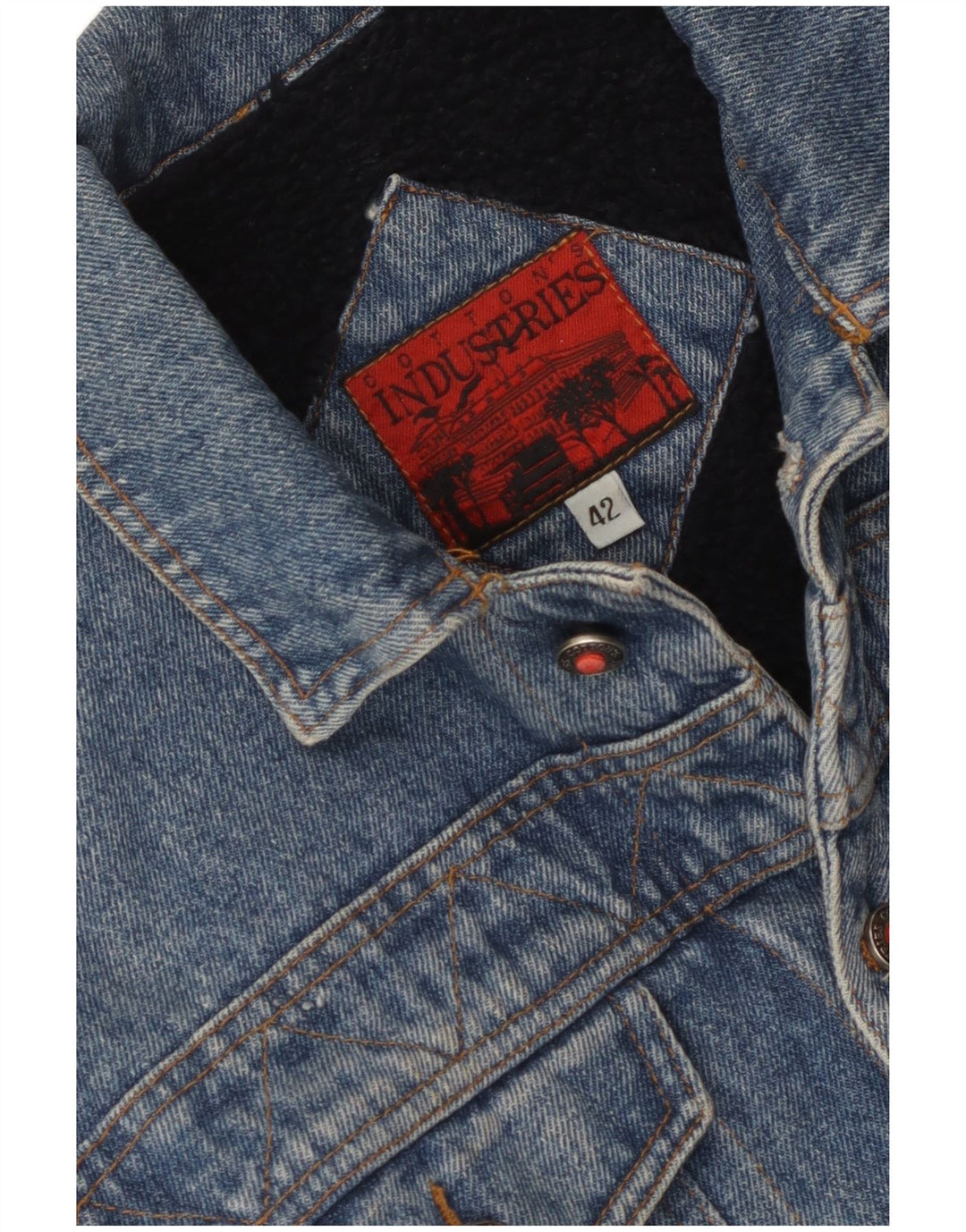 Jaqueta jeans feminina Cotton's Industries IT 42 azul médio