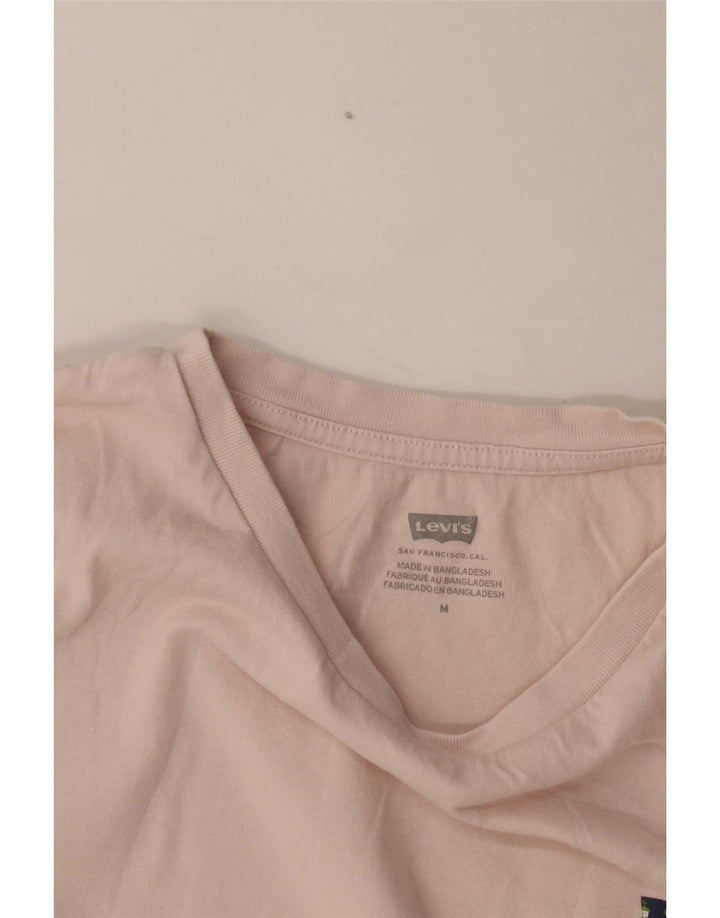 Camiseta feminina Levi's UK 14 rosa médio