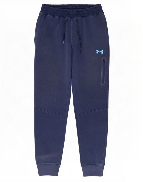 Calça de treino masculina Under Armour Graphic Cargo joggers médio azul marinho