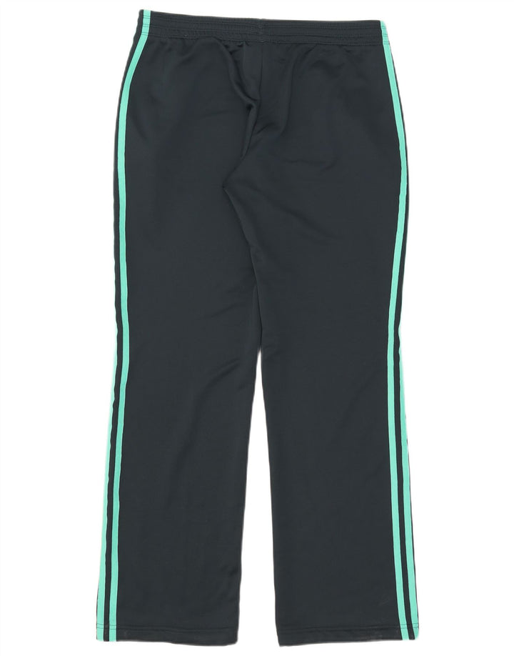 Calça de treino feminina Adidas UK 12/14 poliéster verde médio