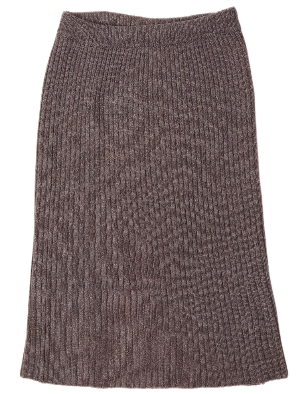 Saia midi feminina JOHN ROCHA grande W34 lã cinza