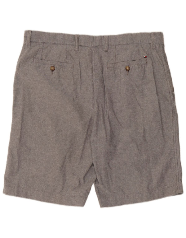 Tommy Hilfiger Mens Chino Shorts W36 Grande Algodão Cinza