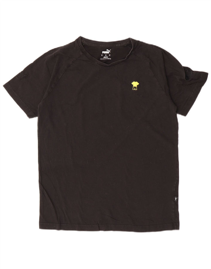 Puma Camiseta Masculina Top Médio Preto