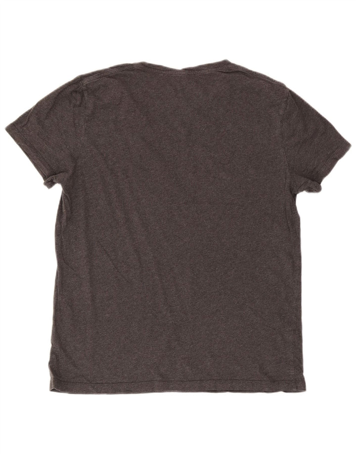 Camiseta masculina Jack Wills Top cinza médio algodão