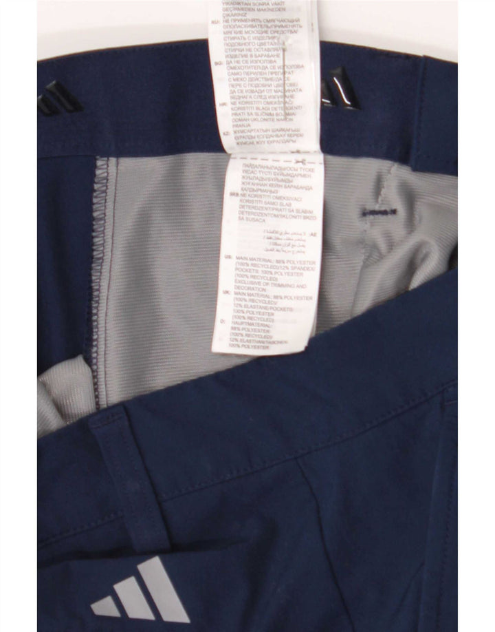 Calça Adidas Mens Slim Chino W28 L34 Azul Marinho Poliéster