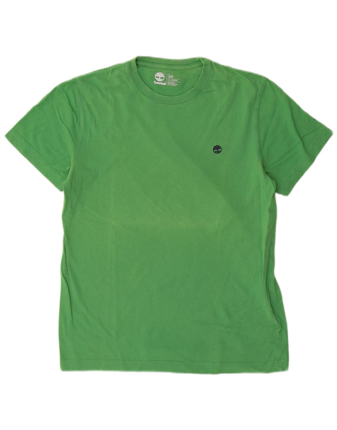 Camiseta masculina Timberland Regular Fit Top Pequeno Algodão Verde
