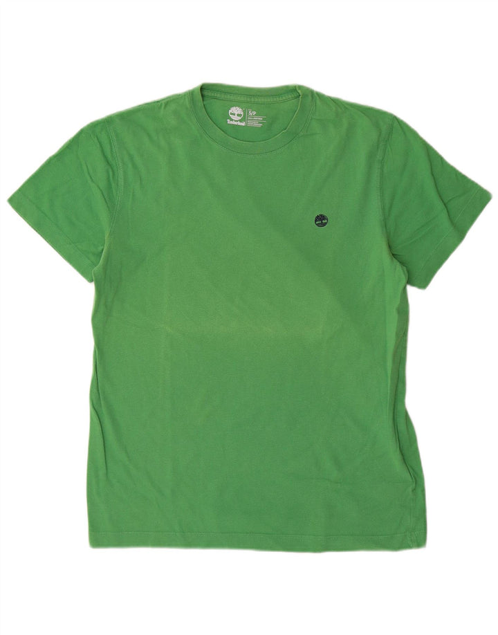 Camiseta masculina Timberland Regular Fit Top Pequeno Algodão Verde