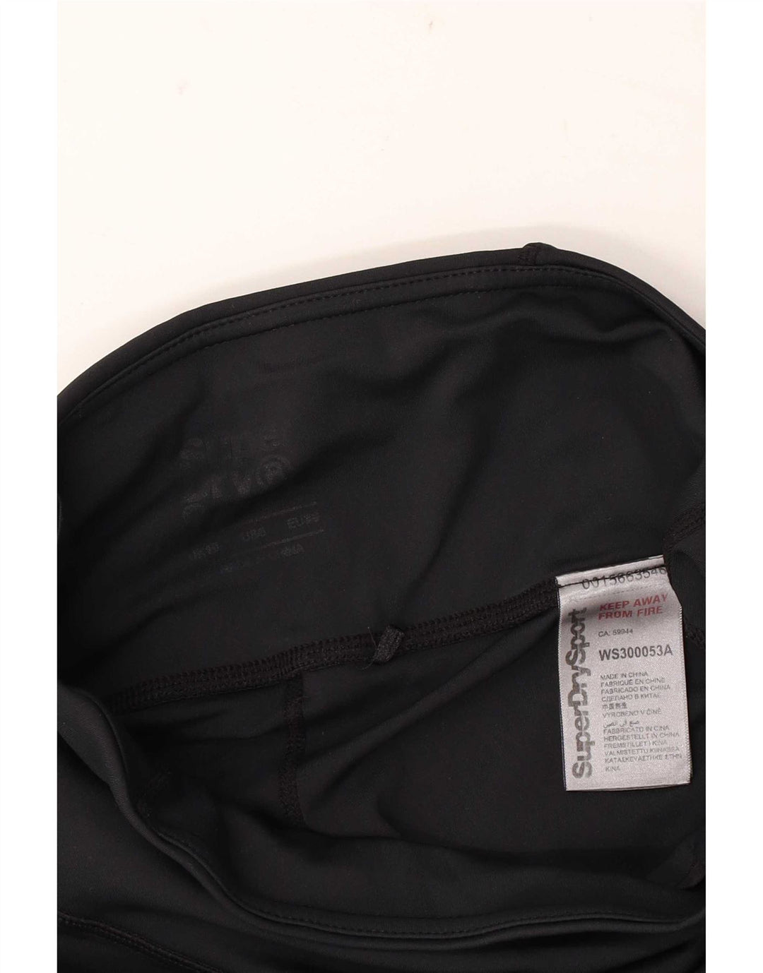 Superdry Womens Graphic Leggings UK 10 Pequeno Poliéster Preto