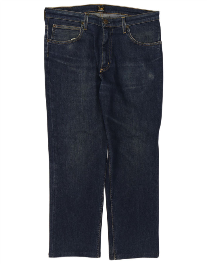 Calça jeans reta masculina Lee W36 L27 azul