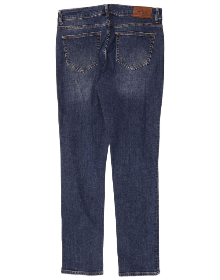 Hackett Jeans Slim Feminino W32 L31 Azul Algodão