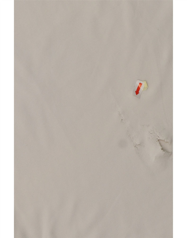 Camisa polo masculina CONTE OF FLORENCE algodão branco médio