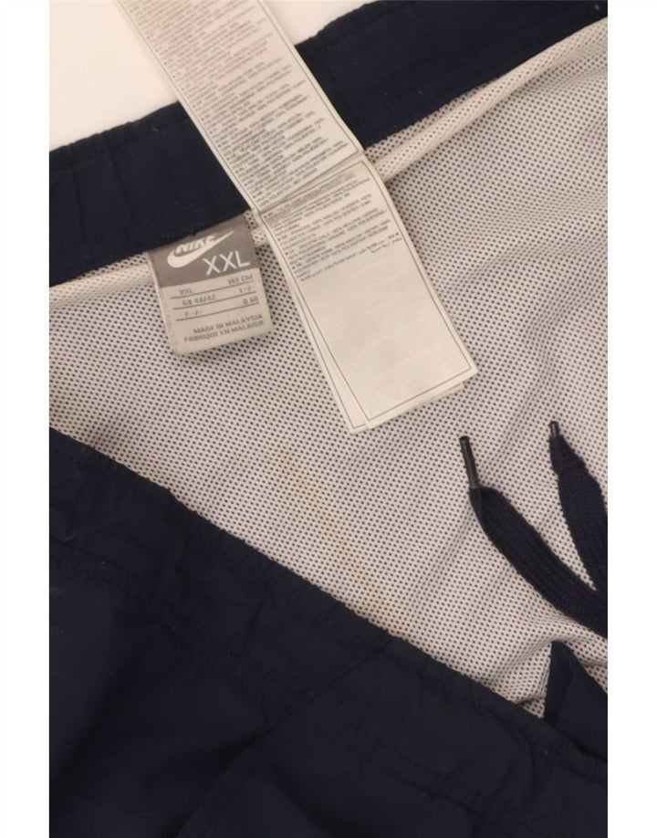 Shorts de natação masculino Nike 2XL poliéster azul marinho