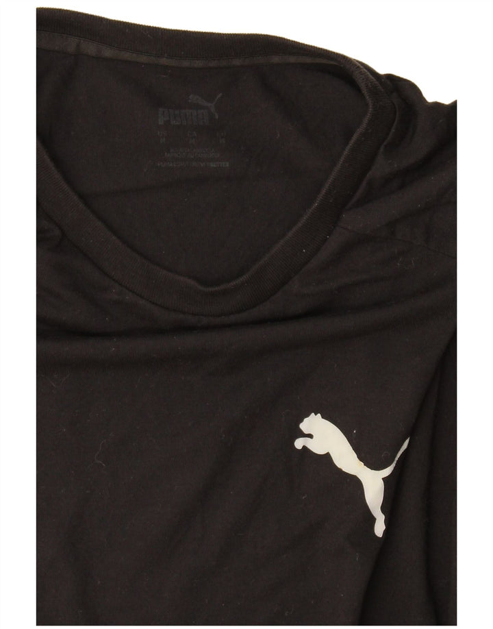 Puma Camiseta Masculina Top Médio Preto