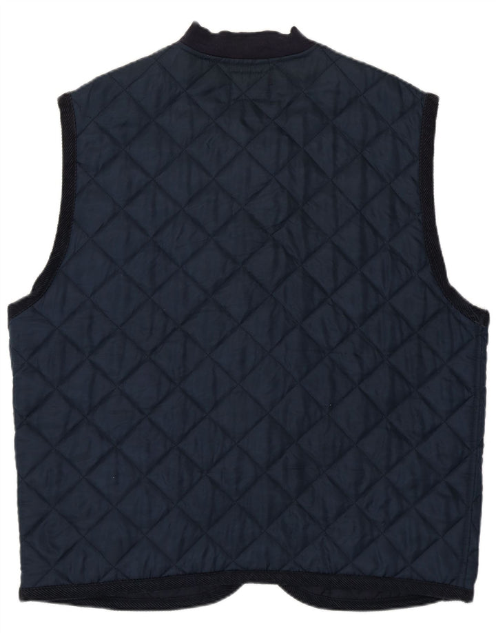 Rifle Mens Colete Acolchoado UK 40 Grande Poliamida Azul Marinho