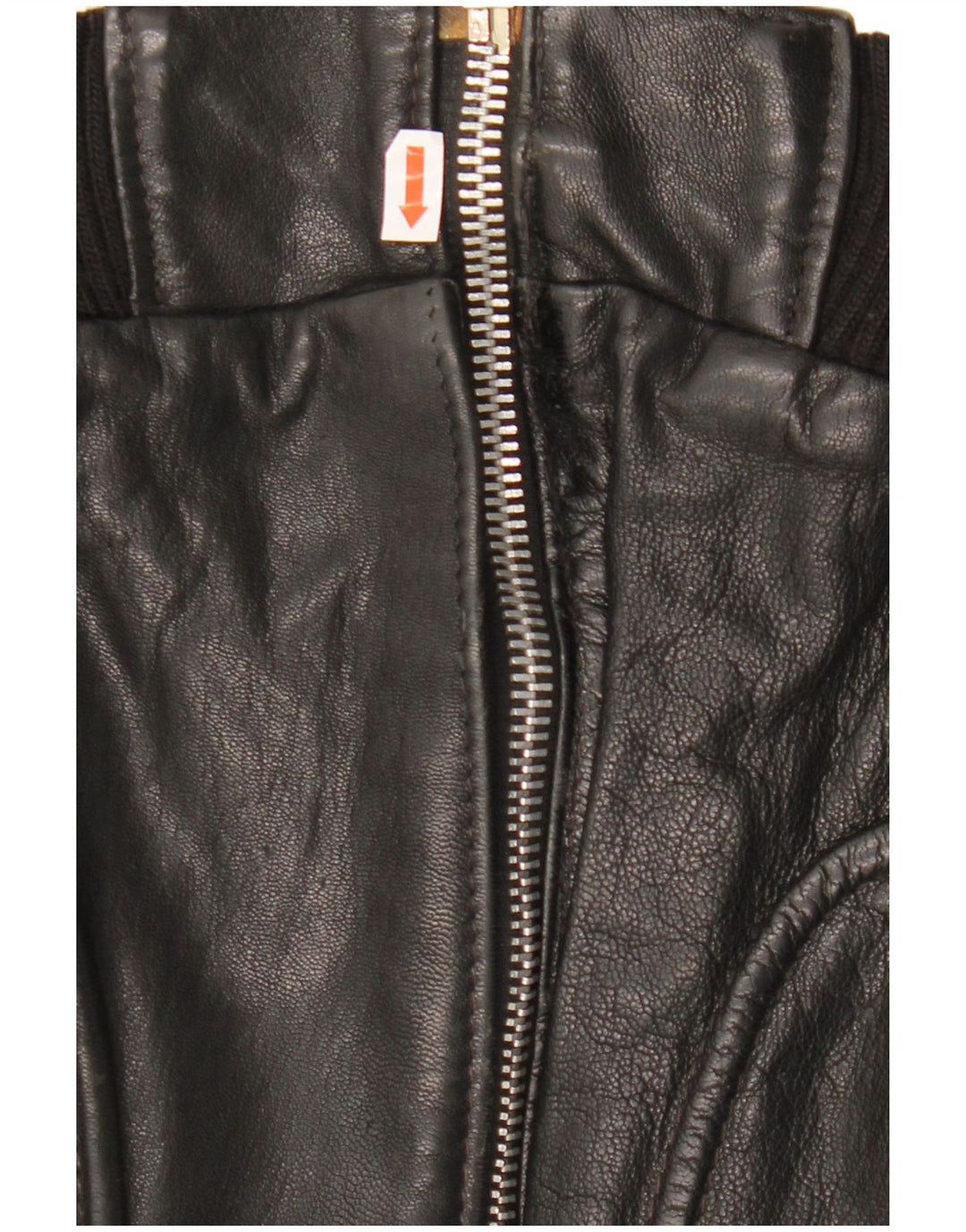 Jaqueta de couro masculina VINTAGE UK 40 grande couro preto