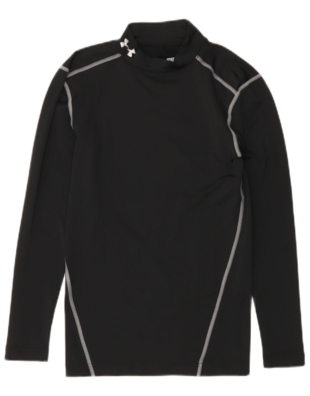 Under Armour Womens Compression Graphic Top Manga Longa Reino Unido 8 Pequeno Preto