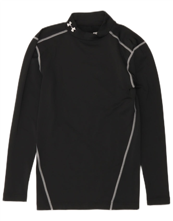 Under Armour Womens Compression Graphic Top Manga Longa Reino Unido 8 Pequeno Preto