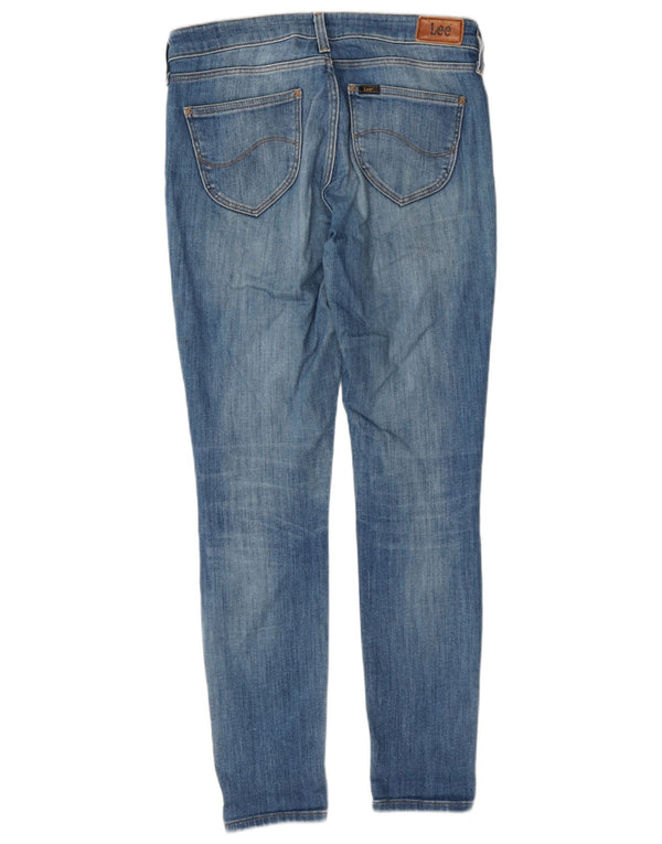 Lee Womens Scarlett Skinny Jeans W29 L31 Azul Algodão