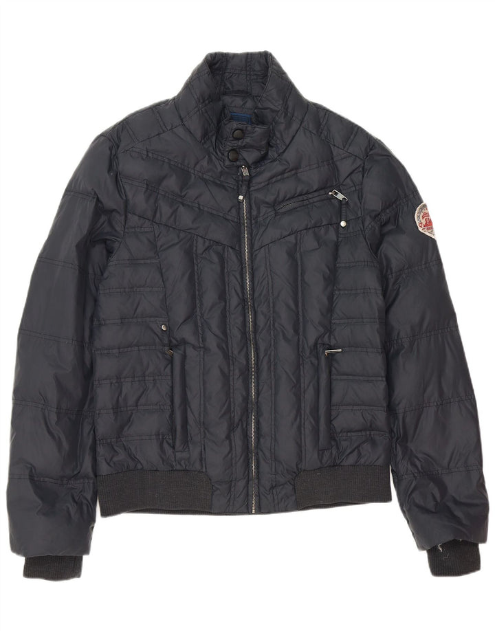 Jaqueta acolchoada masculina Zu Elements UK 42 XL azul marinho poliéster