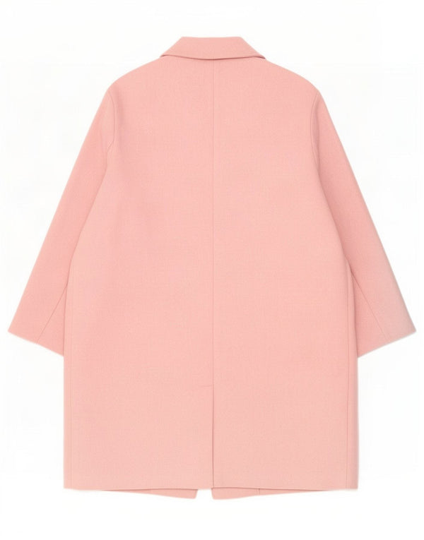 Sobretudo feminino Marks & Spencer UK 18 XL poliéster rosa