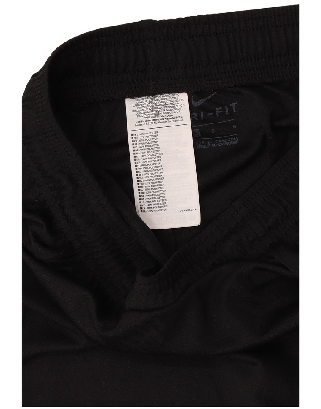 Nike Mens Dri Fit Sport Shorts Grande Poliéster Preto