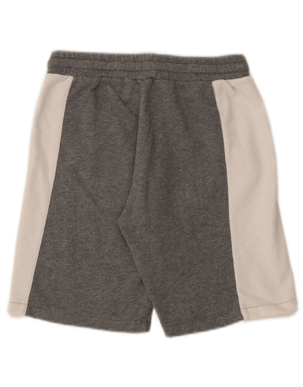Shorts esportivos gráficos Timberland para meninos 9-10 anos cinza colorblock algodão