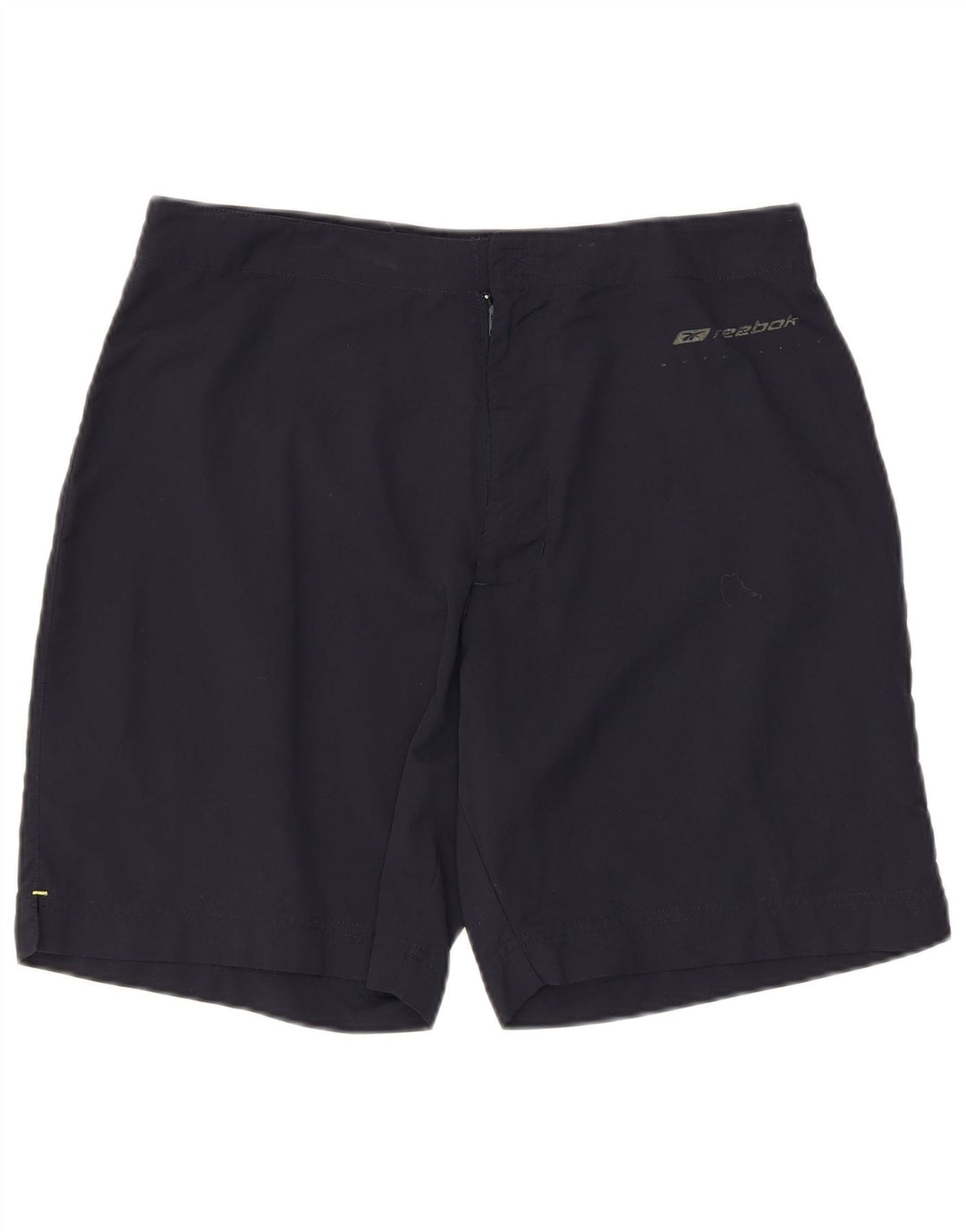 Reebok Mens Graphic Casual Shorts Pequeno W32 Azul Marinho Nylon