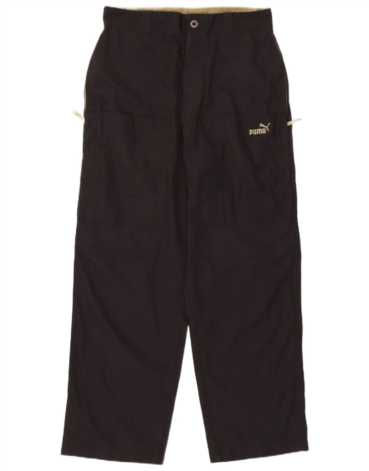 Calça cargo masculina Puma Loose Fit média W32 L31 preta