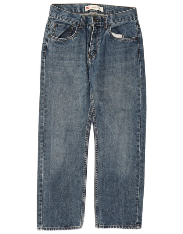 Levi's Boys 505 Straight Jeans 15-16 Anos W28 L28 Azul Algodão