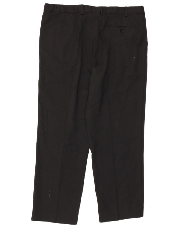 Calça masculina Marks & Spencer com pegged suit W38 L29 poliéster preto
