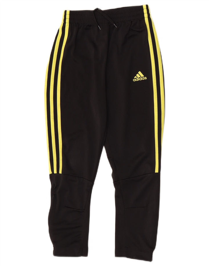 Calças de treino Adidas meninos 9-10 anos poliéster preto