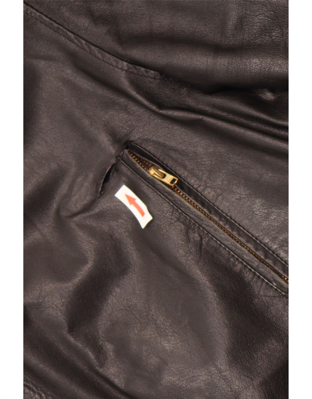Jaqueta de couro masculina vintage IT 52 XL couro preto