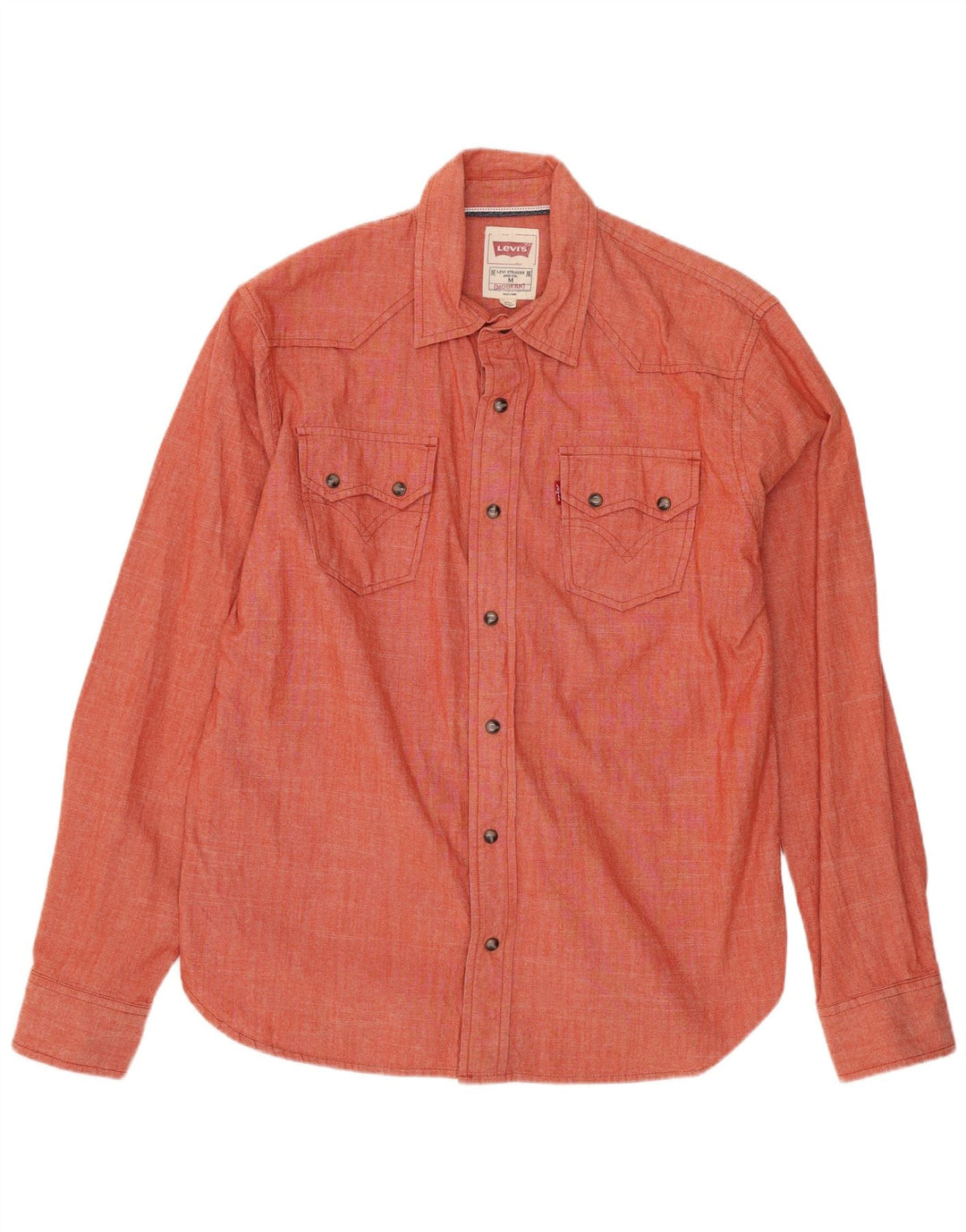 Camisa masculina Levi's média vermelha algodão