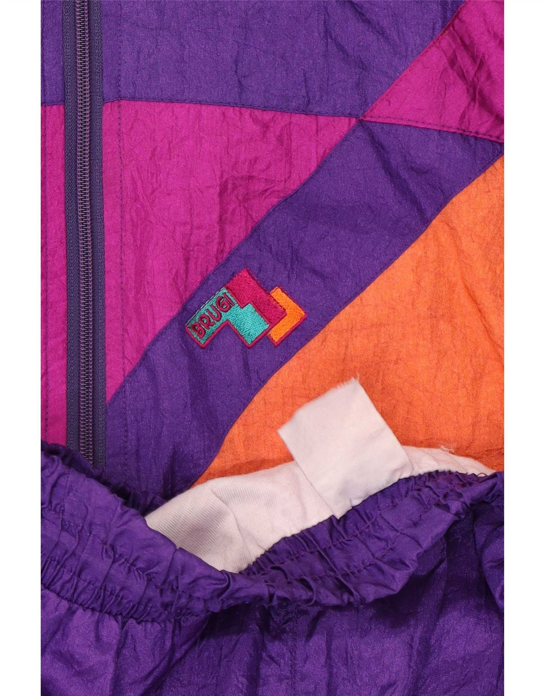 Brugi Mens Full Tracksuit Grande Roxo Colorblock