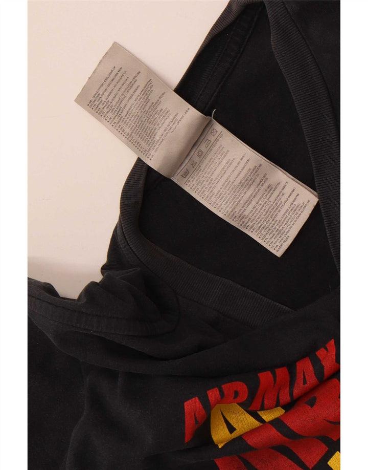Camiseta Nike masculina gráfica Top XL algodão preto