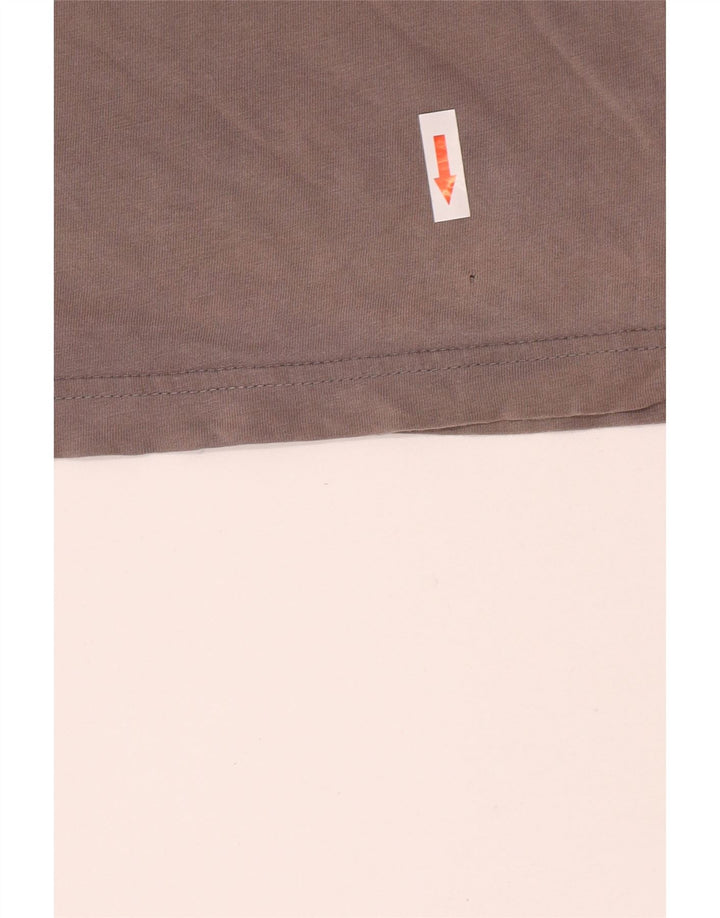 Puma Camiseta Masculina Top Pequeno Algodão Cinza