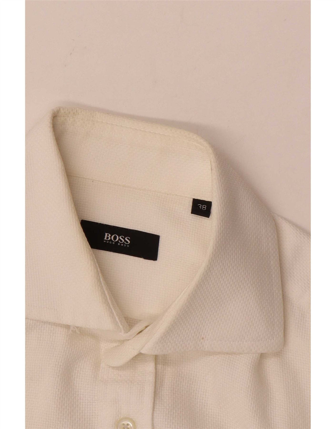 Camisa masculina Hugo Boss tamanho 38 médio branco
