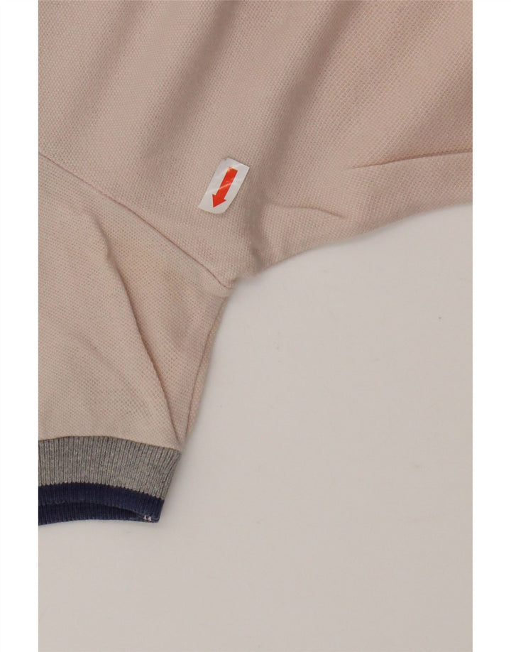 Camisa polo masculina ARMANI JEANS algodão rosa médio