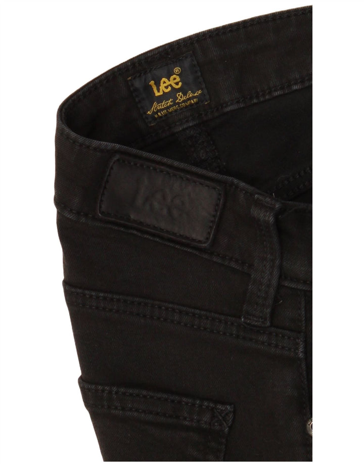 Calça jeans reta feminina Lee W26 L28 preta