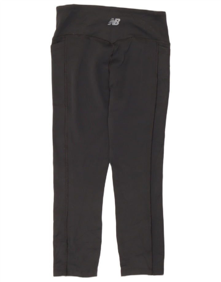 Leggings femininos New Balance UK 12 poliéster preto médio
