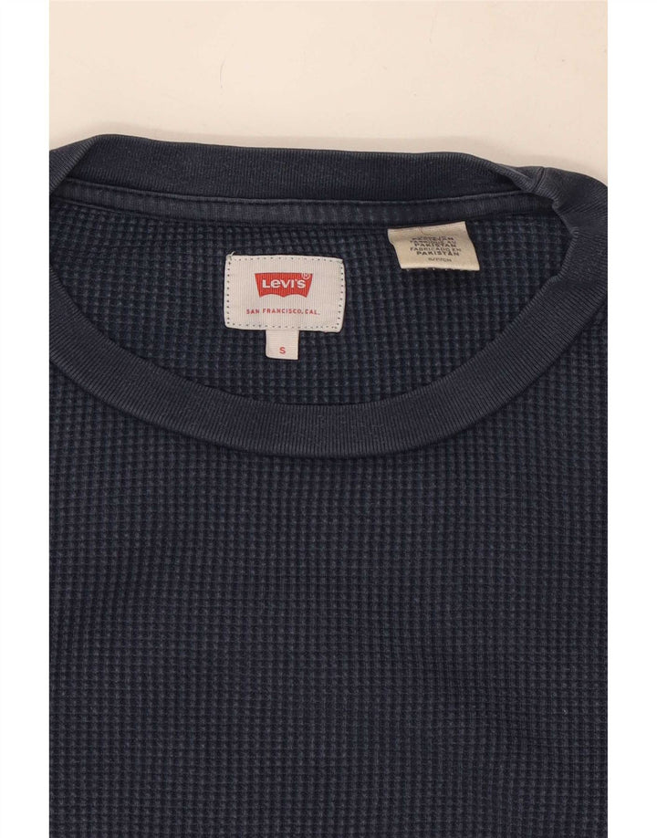 Top Levi's Masculino Manga Longa Pequeno Azul Marinho