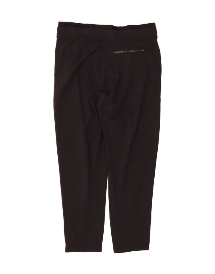 ATHLETA Womens Slim Chino Trousers UK 14 Medium  Black Nylon Vintage Athleta and Second-Hand Athleta from Messina Hembry 