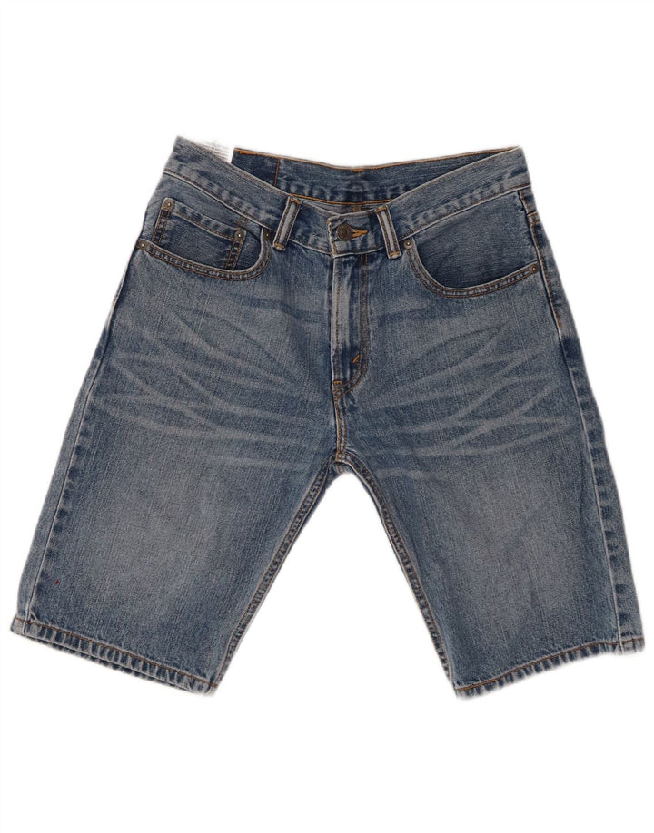 Shorts jeans Levi's Boys 505 15-16 anos W28 azul algodão