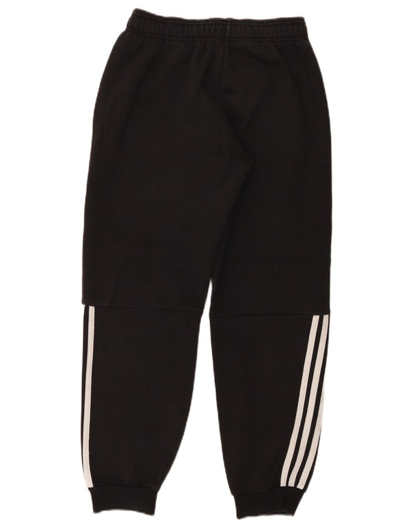 Adidas meninos calças de treino joggers 11-12 anos algodão preto