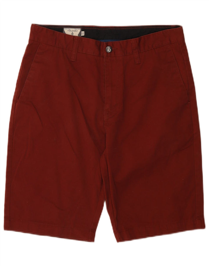 Shorts Chino Masculino VOLCOM W30 Médio Algodão Borgonha