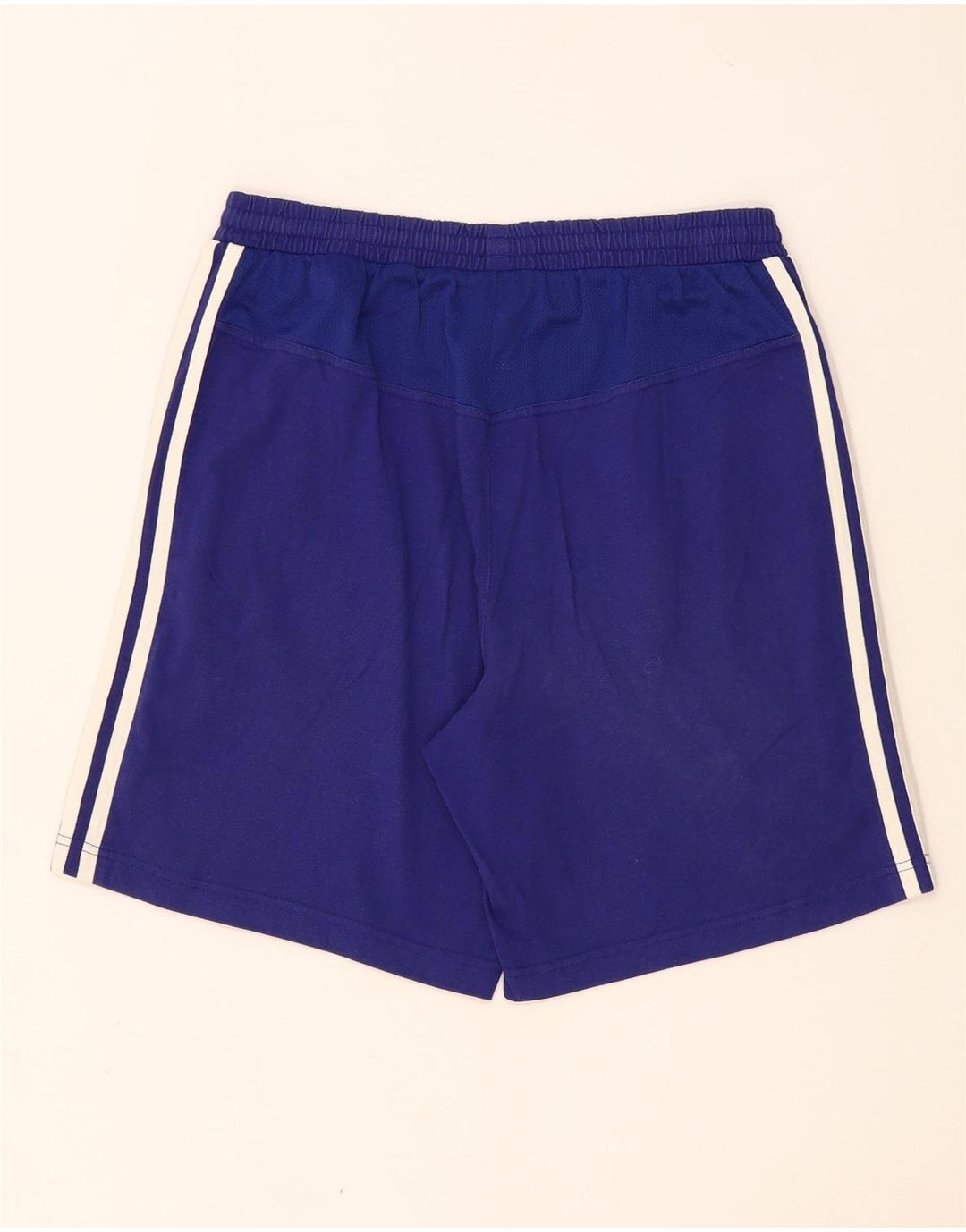 Shorts esportivos masculinos Adidas médio azul marinho poliéster