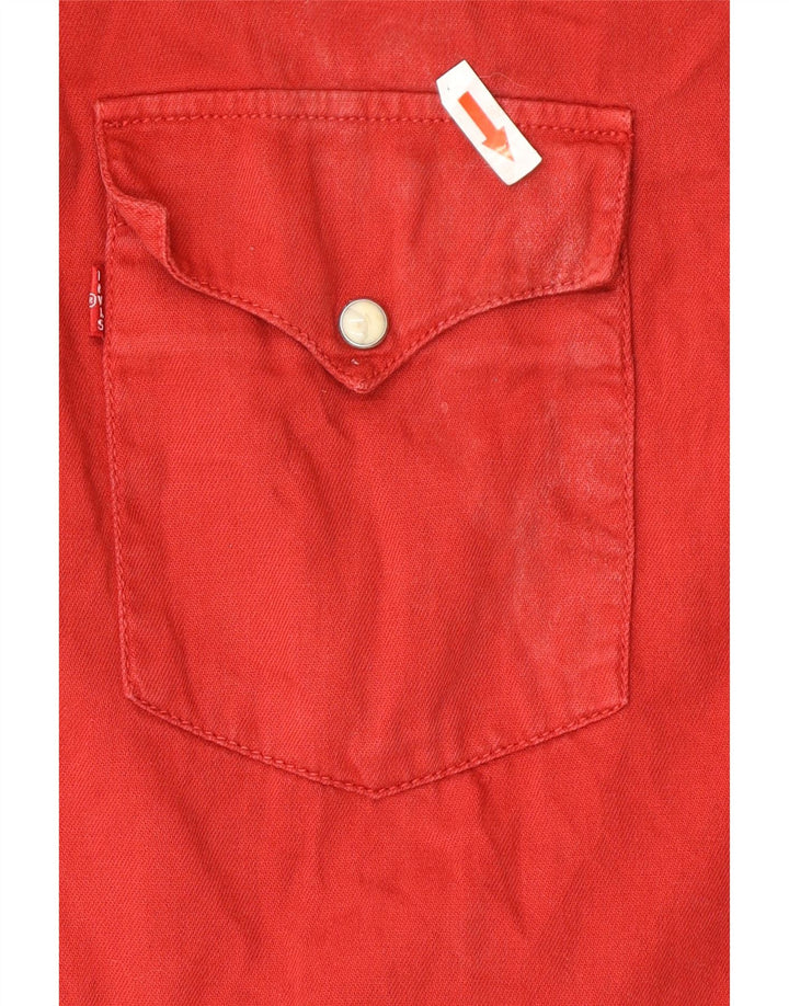 Camisa masculina Levi's 2XL algodão vermelho
