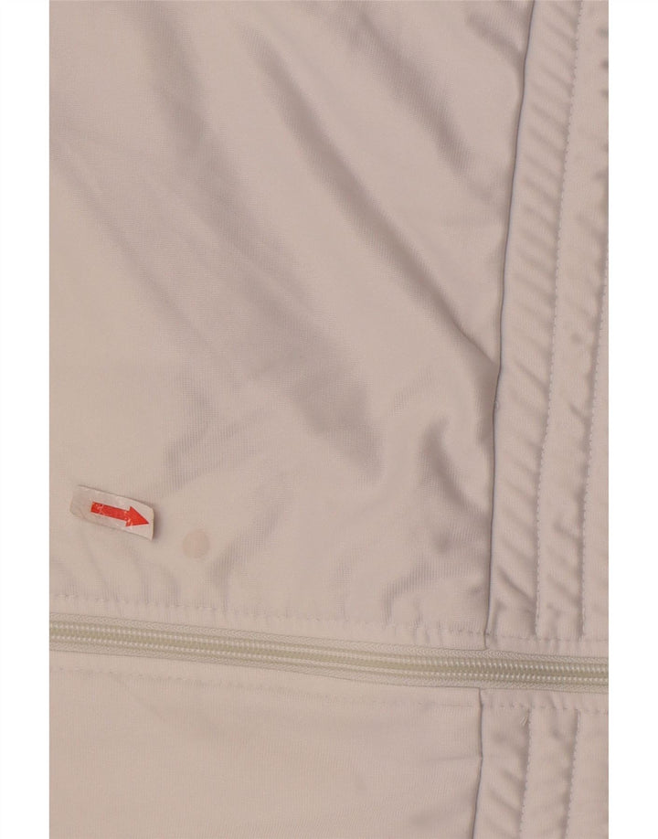 Fila Mens Treino Top Jaqueta 2XL Poliéster Listrado Branco