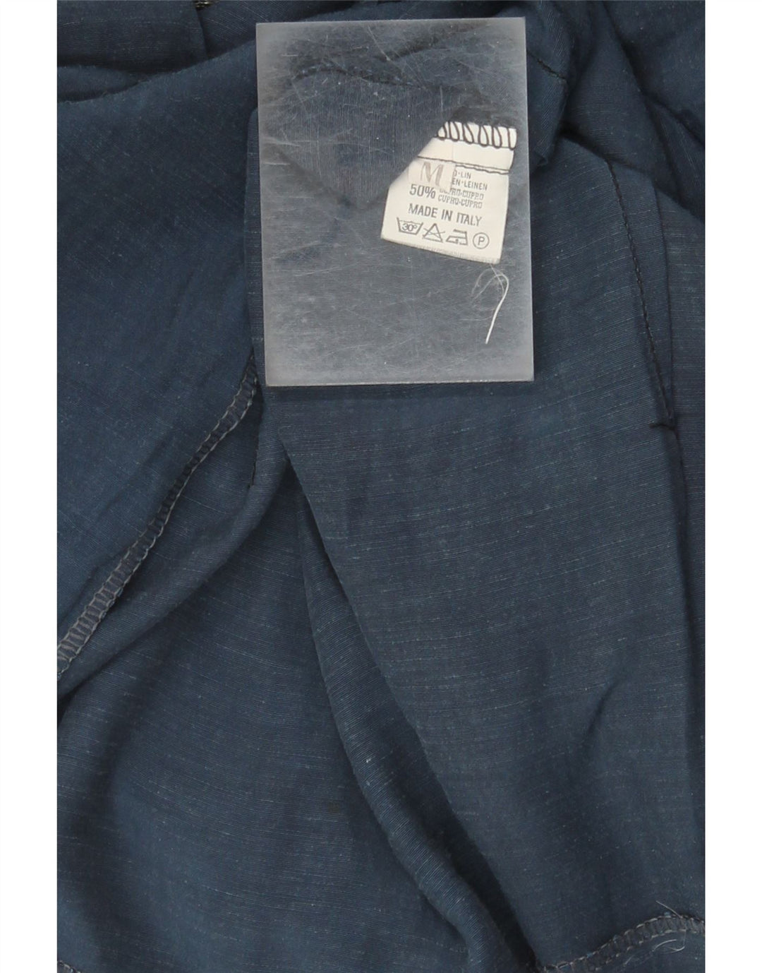 Jaqueta blazer feminina vintage de manga curta com 4 botões Reino Unido 12 azul marinho médio